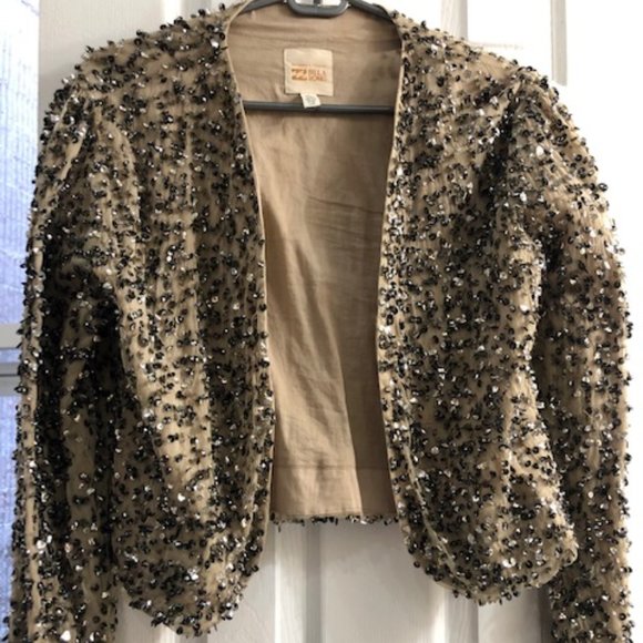 Silver Sequin Jacket - Picture 2 of 7